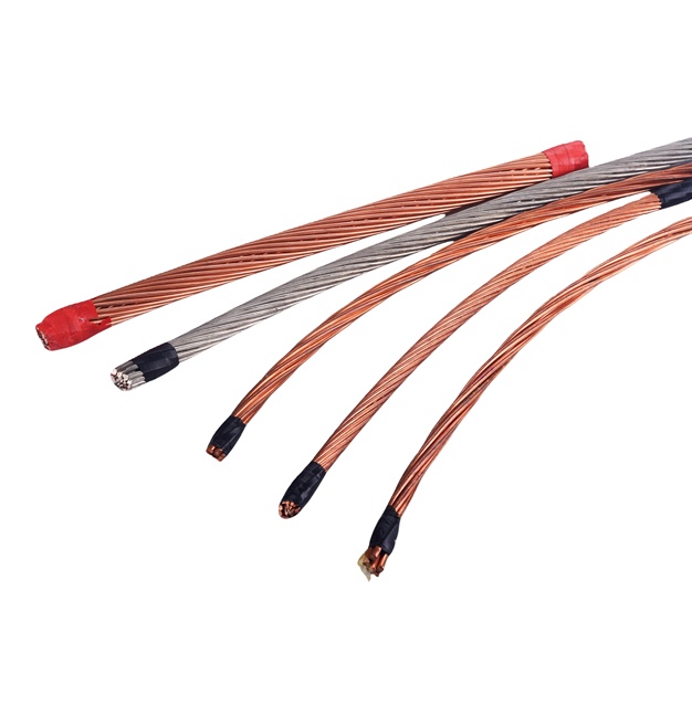 Sweld Factory High-Strength Flexible Copper Clad Steel Grounding Strand Wire Good Quality Multi-Strand New Type