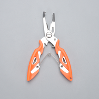 Pince de pêche professionnelle Qori LY en acier inoxydable, multifonctionnelle, à mâchoires courbées, coupe-ligne, logo personnalisé, outils de pêche marine de qualité supérieure