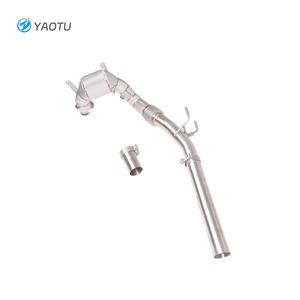 Vente flash YT : Downpipe à écoulement libre pour <span class=keywords><strong>Audi</strong></span> <span class=keywords><strong>A1</strong></span> 1.4T avec bouclier thermique, accessoires de voiture - Product Image 1