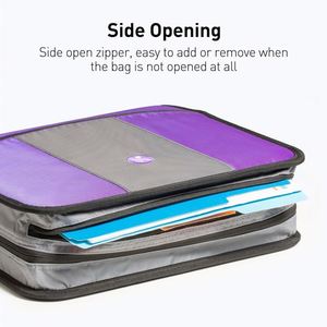 <b>Case</b>-it Factory Multi-Pockets Paper Organizer Hot Selling Office <b>File</b> Zipper D-Ring Binder - Product Image 4