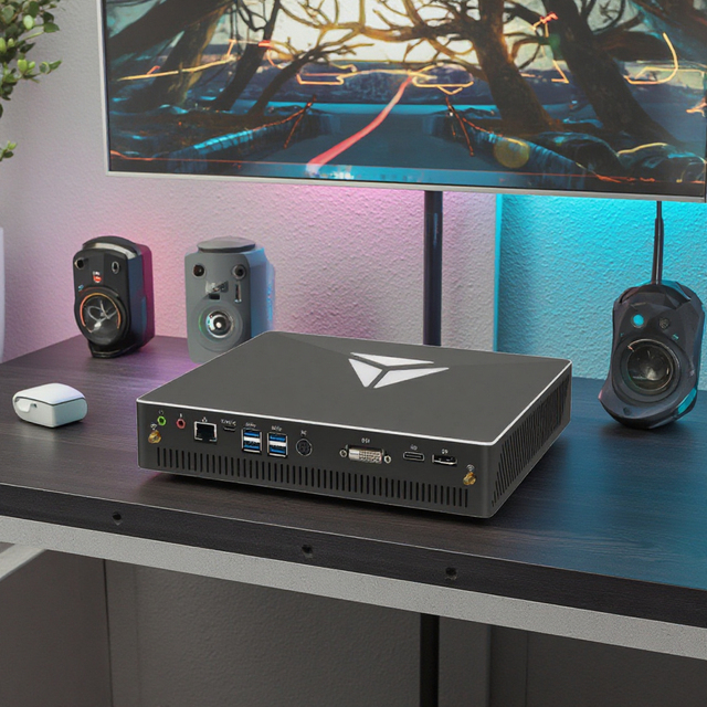 Partaker B24 Mini PC Gaming Core I9 9900T I5 9400F I7 9700F I3 9100F GTX 1660S 6G Win10 M.2 NVMe SSD 4K Resolution Desktop PC