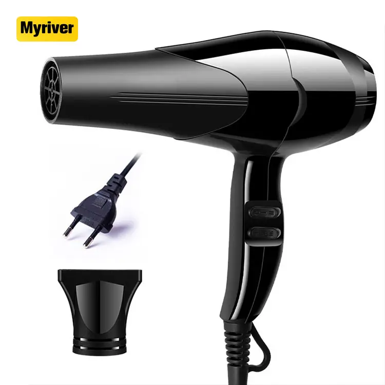 Myriver secador de cabelo profissional, atacado, quente, salão de beleza e casa, 1000w-1199w, secador iônico