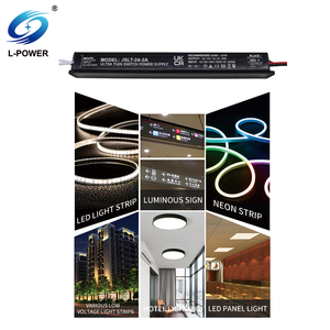 Fuente de alimentación conmutada LED delgada de ahorro de energía para interiores 24W-120W 12V/24V IP20 de bajo ruido para pantallas de visualización LED Salida de AC-DC - Product Image 6