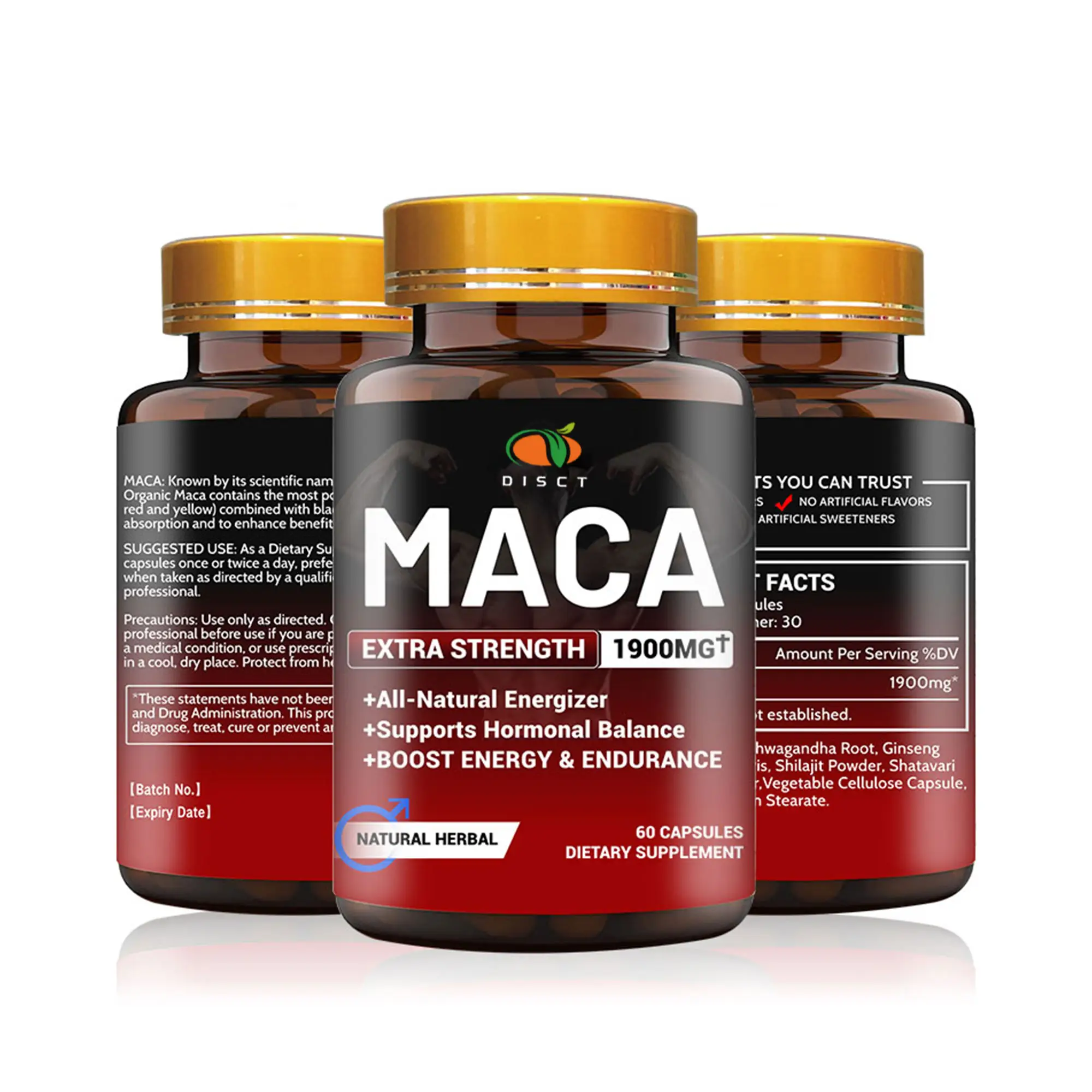 Mannen Energie Enhancement Maca Man Power Pillen Voor Mannen Vitaminen Supplementen