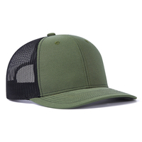 Premium Richardson 511 Flatbill Trucker Cap avec 3D Broderie Logo Personnalisé Maille Tissu Été Extérieur 5 Panneau Bord Incurvé