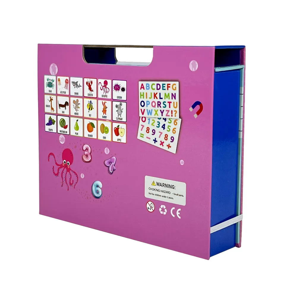 2023磁気アルファベット文字パズル新しい磁気アルファベット教育学習パズルおもちゃ箱セット子供磁気文字本