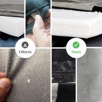 AIDI Couverture amovible portable de haute qualité Rouleau dans une boîte Surmatelas de camping pour le camping Design ergonomique Lit de voiture