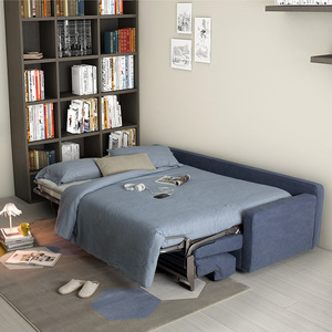 Conjunto de Muebles de Dormitorio y Sala de Estar Combinados, Funcionales, Portátiles, Ajustables, Pequeños, Usados, de 2 Plazas, Sofá Cama Mini - Product Image 6