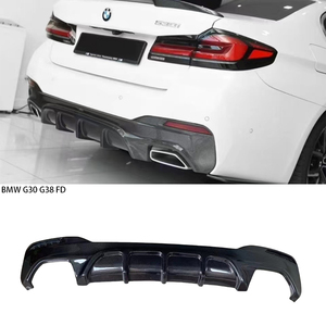 For 5 Series G30 G38 FD Style Carbon Fiber Rear Diffuser 2020-2023 - Product Image 1