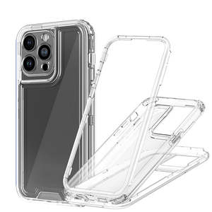 Custodia trasparente per telefono cellulare resistente 360 antiurto trasparente per <span class=keywords><strong>iPhone</strong></span> <span class=keywords><strong>11</strong></span> 12 13 14 15 Pro max <span class=keywords><strong>Cover</strong></span> per <span class=keywords><strong>fotocamera</strong></span> del telefono - Product Image 4