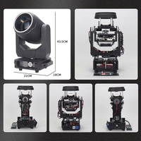 Équipement DJ, projecteur LED mobile 200W, 24 prismes, lumières de discothèque, faisceau net, DMX, lumière de scène pour boîte de nuit
