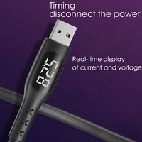 Chargeur USB en cuivre pur avec câble à minuterie, appareil de charge USB portable et pratique