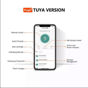 Nuevo diseño Tuya Ttlock Smart Door <span class=keywords><strong>Lock</strong></span> Hotel Digital <span class=keywords><strong>Locker</strong></span> <span class=keywords><strong>Lock</strong></span> con contraseña - Product Image 5