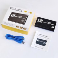 Carte de capture vidéo USB 3.0 en métal 4K HDTV, enregistreur vidéo HD 1080P 60Hz, prend en charge l'enregistrement MP4, enregistrement de jeux PS4 OBS, caméra d'ordinateur portable