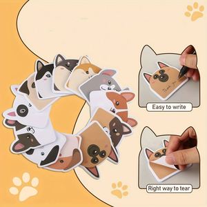 Planificateur créatif, notes adhésives réutilisables, design mignon de chien de dessin animé, essentiels parfaits pour la rentrée scolaire, cadeau pour les étudiants - Product Image 4
