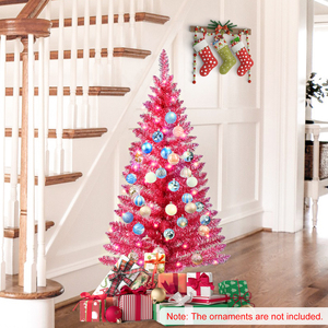 Entrega Rápida, Árbol de Navidad Artificial de 4 Pies para Interiores, Árbol de Navidad Artificial con Bisagras para el Hogar y la Oficina - Product Image 6