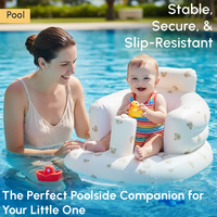 Canapé-lit gonflable portable pour bébé avec support anti-chute pour tout-petit