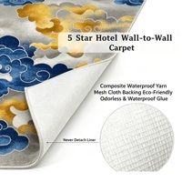 Direkt vom Hersteller: Wand-zu-Wand Polyester-Teppich, Feuerfest, Geräuscharm, Verschleißfest, Kostenlose Muster, Individuelles Muster für Hotels