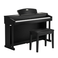 Professional Electric Wooden Upright Digital Piano 88-Key Graded Hammer Action Keyboard 147 Selectable Voices String Pedal