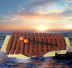 ชุดไซโลโฟน 13 บาร์ รุ่น M13G, ไซโลโฟนโซปราโนไม้ ทนทาน พร้อมไม้ตี 2 อัน และการ์ด<span class=keywords><strong>เพลง</strong></span>สำหรับเด็ก - Product Image 6