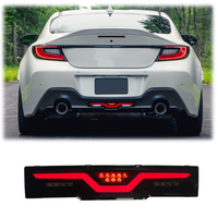 Nouveau feu arrière LED rouge modifié YX pour pare-chocs GR86 / BRZ 2021-2023, feu de jour (DRL), frein, marche arrière, antibrouillard