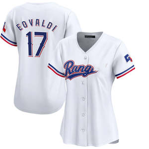 Jersey Baseball Putih Edisi Terbatas Texas Home Wanita 2025 - Ukuran Besar Seragam Kustom Bernapas 100% Poliester Bordir Jahitan - Product Image 5