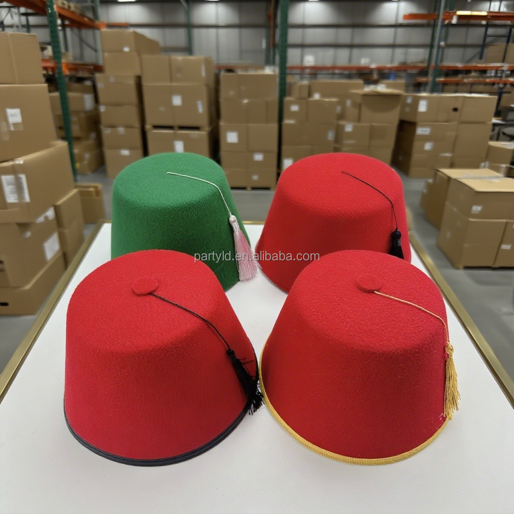 Premium Tarboosh High Quality Wool Polyester Hats