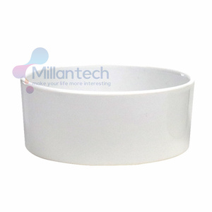 Millantech 820Ml mangkok keramik cetakan Transfer termal mangkuk anjing putih kosong nama kustom mangkuk hewan peliharaan desain promosi kreatif - Product Image 3
