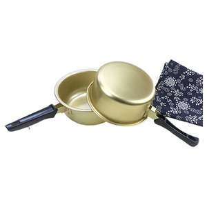 קוריאני צהוב אלומיניום Stockpot ראמן אטריות מיידי סיר קוריאני מהיר חימום ראמן בישול סיר עם מכסה עבור מטבח כלי בישול - Product Image 2