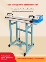 Machine de scellage et de découpe à pédale pour film rétractable, sachets cosmétiques et pochettes en plastique – Scelleuse thermique et découpeuse à chaud