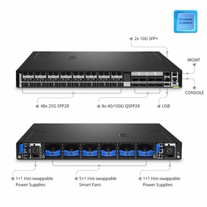 สวิตช์ Mellanox MQM8700-HS2R แบบ 40 พอร์ต Non-Blocking HDR 200Gb/s InfiniBand Smart Switch พร้อมการจัดการ 40G QSFP+ สำหรับสวิตช์เครือข่าย - Product Image 4