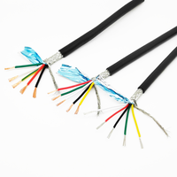 22 20 18 17 15 AWG RVVP câble blindé 2/3/4/5/6/7/8/10 cœurs cuivre nu PVC ligne de commande isolée UL2547 fil de Signal 6 commandes