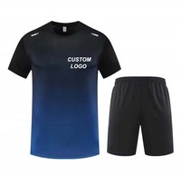 Lot de 2 shorts athlétiques pour hommes, ensemble de chemises, vêtements de sport pour le basket-ball, le football, la course à pied, vêtements en tissu