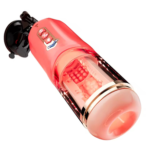 Dispositivo de Masturbación Masculino Eléctrico Retráctil Automático, Tipo Copa, a Prueba de Agua, con Textura Realista - Product Image 1