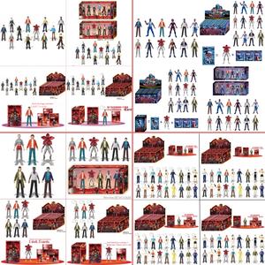 Figuras de PVC de 4 pulgadas de <span class=keywords><strong>Stranger</strong></span> <span class=keywords><strong>Things</strong></span> Temporada 5, estilo 6, mercancía de cine y TV, modelo de kit de garaje, llavero, caja sorpresa transfronteriza - Product Image 1