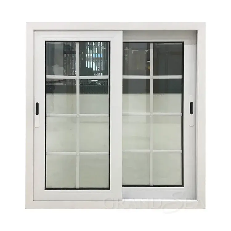 großhandel Sicherheitsglas Diebstahlfeste Fenster doppelte Platte UPVC-Fenster