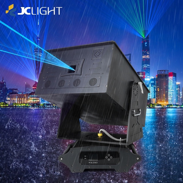 Architectural Lighting Landmark Laser Show 10-80w Outdoor Stage Roof Lazer Beam Projector Dmx RGB Laser Light