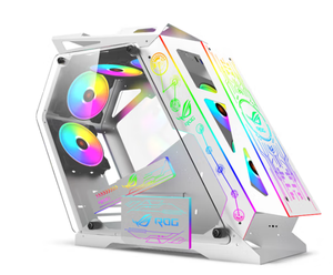 Fantasy WuKong M-ATX carte mère boîtier d'ordinateur de jeu <span class=keywords><strong>240</strong></span> radiateur dynamique ouvert Double face verre petit boîtier d'ordinateur tour - Product Image 5