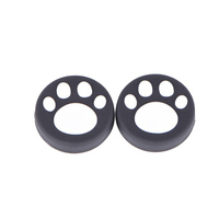Poignées de joystick en caoutchouc Escoson Cat Paw pour manettes PS2 One/360 - Couvre-poignées analogiques en silicone (couleurs mélangées)