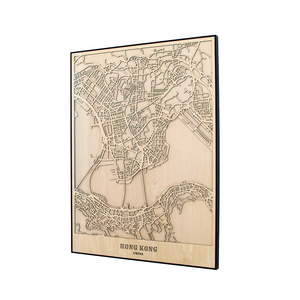 <span class=keywords><strong>Carte</strong></span> de la ville découpée au laser Art mural <span class=keywords><strong>Carte</strong></span> de la ville 3D de Hong Kong Bienvenue <span class=keywords><strong>Carte</strong></span> de la ville personnalisée - Product Image 5