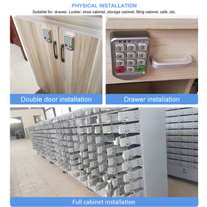 รหัสล็อคตู้แบบดิจิตอลอัจฉริยะ RFID สำหรับตู้ลิ้นชักและประตูตู้ - Product Image 6