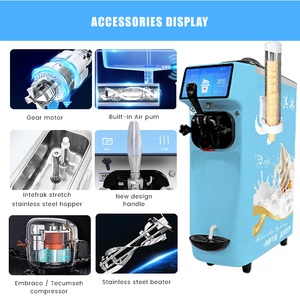 Automatic Arabic Gelmatic Tabletop Small Soft Sof <b>Ice</b> <b>Machines</b> for Table ST16EW <b>Ice</b> <b>Machine</b> Automatic - Product Image 4