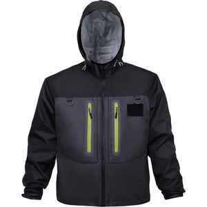 Men's UPF 50 Windproof Polyester Outdoor Fishing Suit Waterproof for Hunting Custom OEM Available - Product Image 4