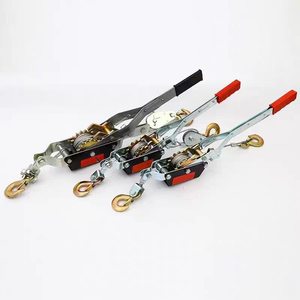 Tendeur de câble en acier allié industriel 2T/4T certifié CE, à cliquet <span class=keywords><strong>manuel</strong></span>, finition zinguée, durable et économique en termes de travail - Product Image 3