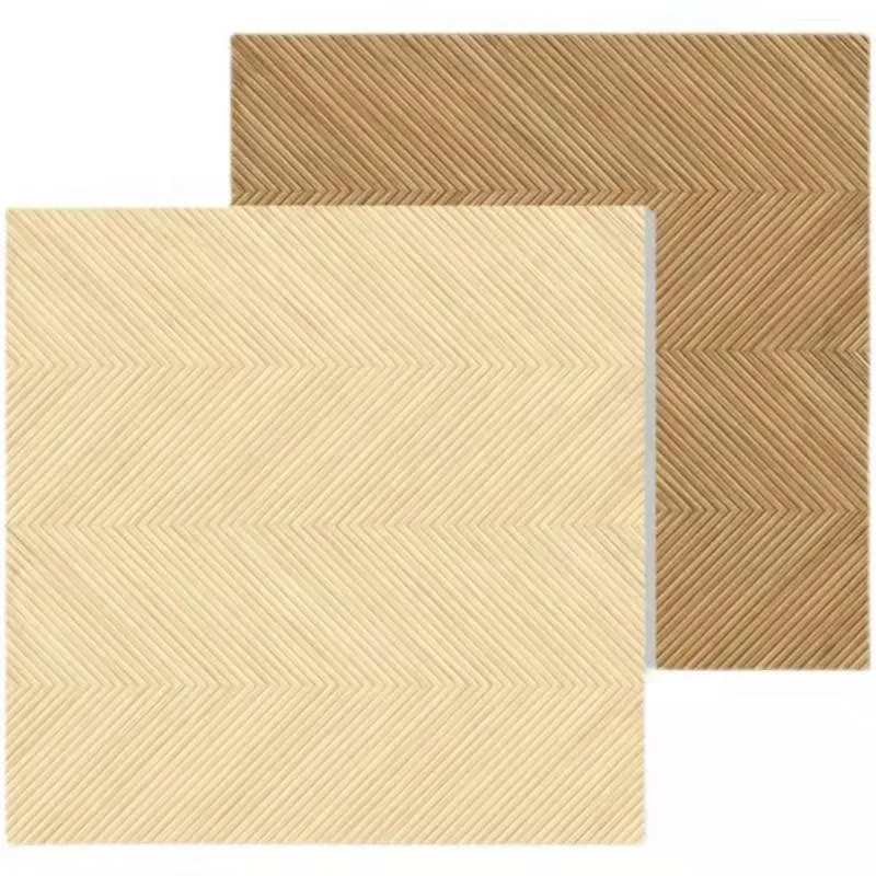 600x600mm/400x1200mm fish bone wooden tile Slotted wooden texture full porcelain Bathroom flooring and wall tiles