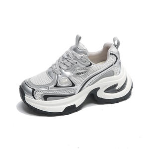 Chaussures de sport décontractées pour femmes, nouvelle collection Printemps-Automne 2026, à semelle épaisse et amortissante, rehaussantes, polyvalentes, pour la marche et le tennis - Product Image 6