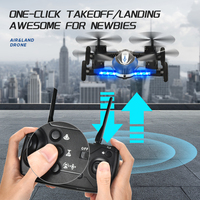 Mini drone quadricoptère amphibie télécommandé pour enfants au design original, 2 en 1, caméra volante, voiture