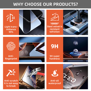 Nhà Máy Tùy Chỉnh OEM Chống Gián Điệp Riêng Tư 9H Đầy Đủ Bìa Điện Thoại Tempered Glass Bảo Vệ Màn Hình Phim Cho Iphone 17 Pro Max - Product Image 4