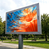 Écran LED de style volet roulant P5, affichage LED fin pour portail déroulant, publicité numérique
