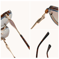 QSKY 72013 Lunettes optiques magnétiques sans monture œil de chat tendance avec clip, logo personnalisé, monture TR90 2-en-1 polarisée UV400